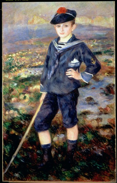Matrosenjunge (Porträt von Robert Nunes), 1883 von Pierre Auguste Renoir
